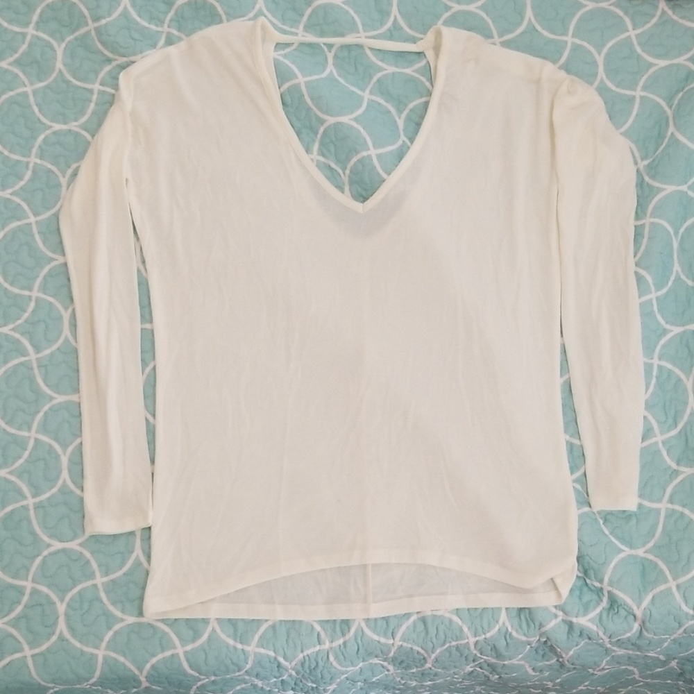 Off white long sleeve shirt